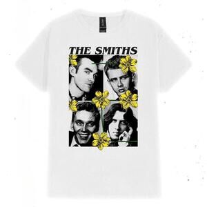The Smiths Band T-Shirt With Yellow Flowers